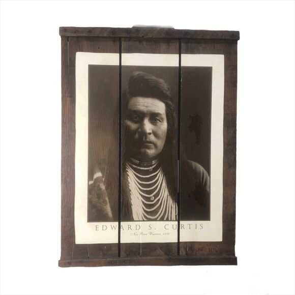18” x 24” Edward S. Curtis Rustic Artwork - Picture 1 of 10